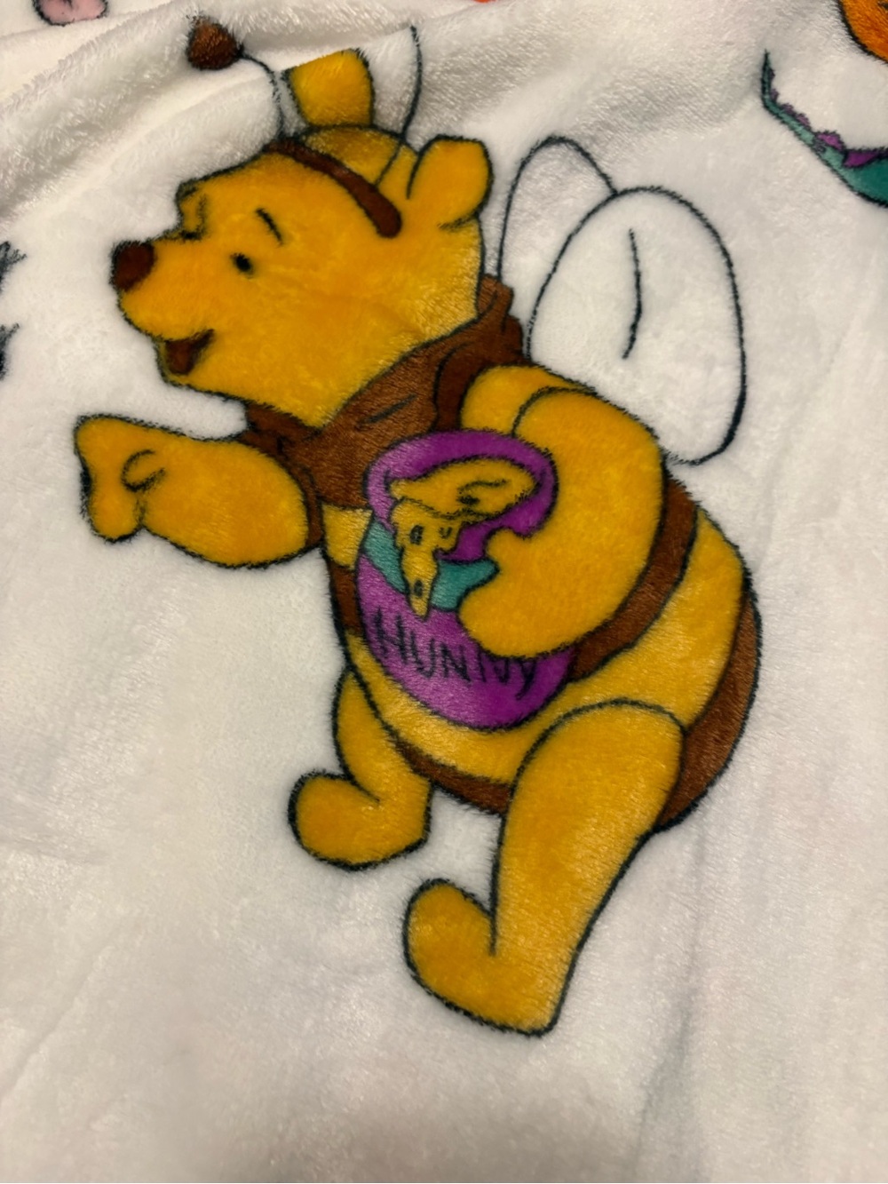Disney Winnie the Pooh Halloween Themed Plush Throw Blanket - Picture 5 of 8